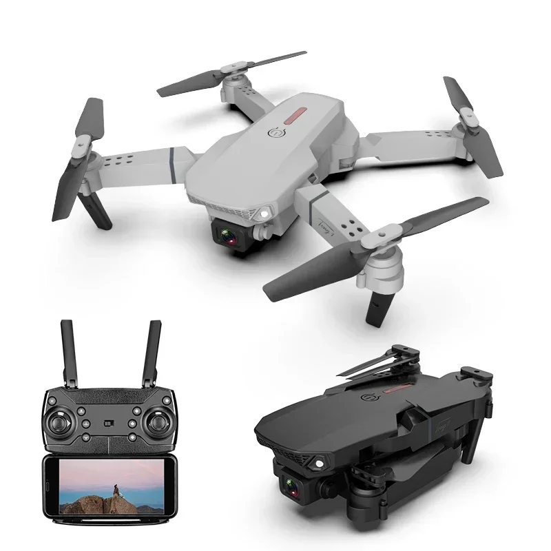 

HJ Mini E88 Gesture Control 4K HD WiFi Wide-Angle Foldable FPV Dron GPS Drone With Camera HDToy