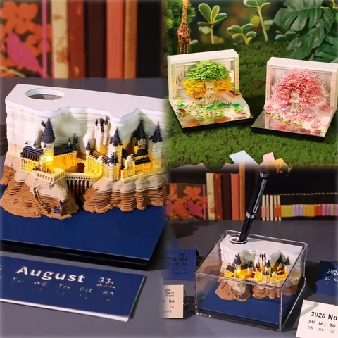 3D-блокнот "Цветочный остров"