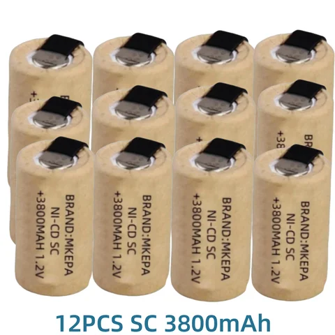 Аккумулятор Ni-Cd MKEPA SC 1, 2В 3800 мАч