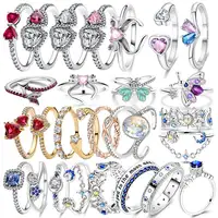 Серебряное кольцо с цирконом