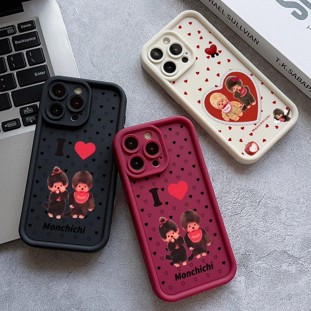Фото Милый чехол для телефона с Мончичи для Xiaomi Redmi Note 15 14 13 12 11 10 Pro Plus 14C 13C 12C 10C Trubo 4 4G 5G, мягкий чехол. №1