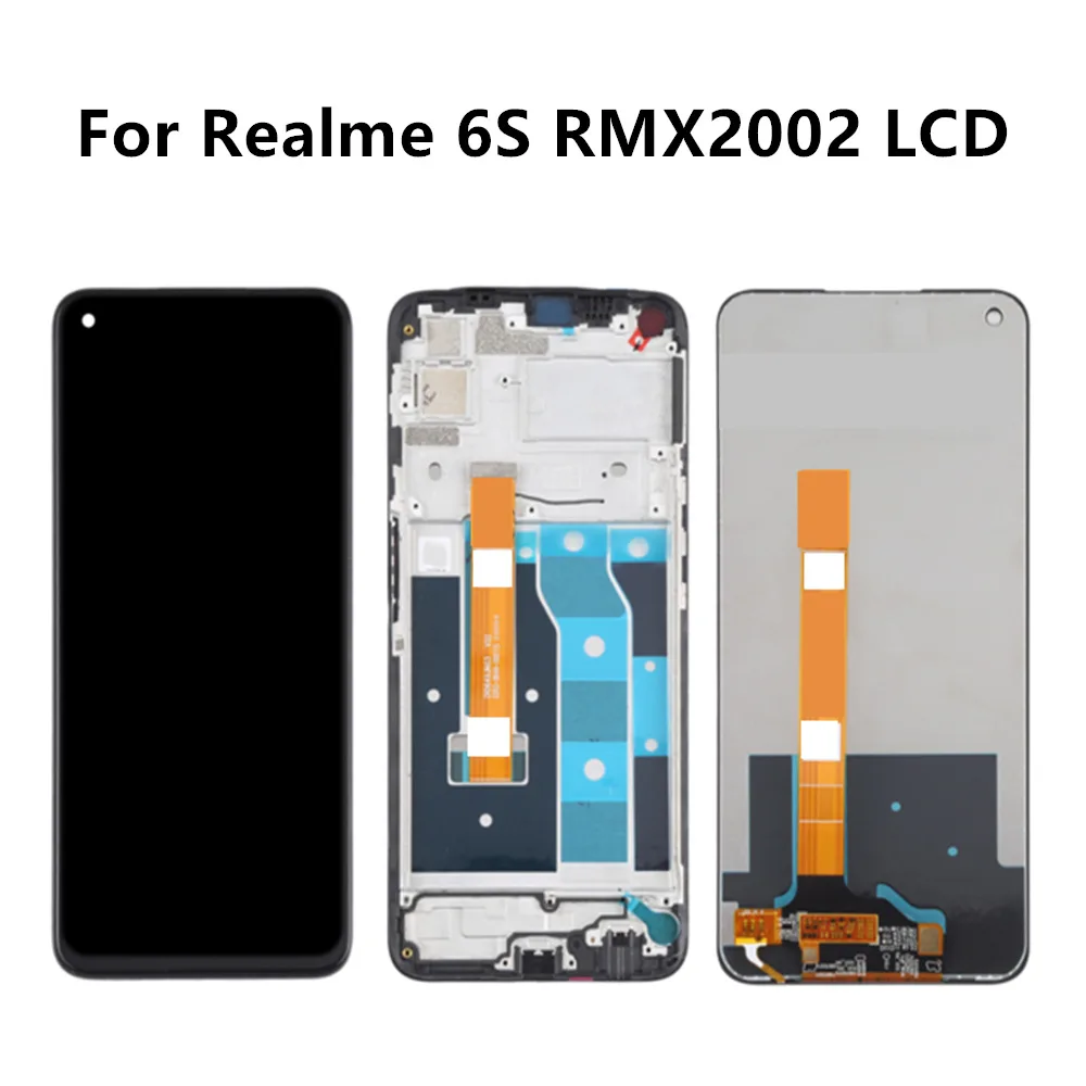 

Ips 6.5" For Realme 6S RMX2002 LCD Display Touch Screen Digitizer Assembly Replacement Parts For Realme 6 RMX2001