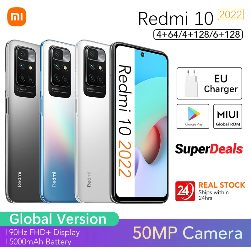 Cena Xiaomi Redmi 10 2022 Wersja Globalna | 4GB 64GB 6GB 128GB | 50MP AI Quad Camera | MTK Helio G88 | 90Hz FHD + Display | 5000mAh Cena Xiaomi Redmi 10 2022 Wersja Globalna | 4GB 64GB 6GB 128GB | 50MP AI Quad Camera | MTK Helio G88 | 90Hz FHD + Display | 5000mAh