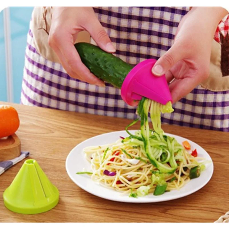 

Kitchen Tool Vegetable Fruit Multifunction Spiral Shredder Peeler Manual Potato Carrot Radish Rotating Grater Kitchen Accessorie