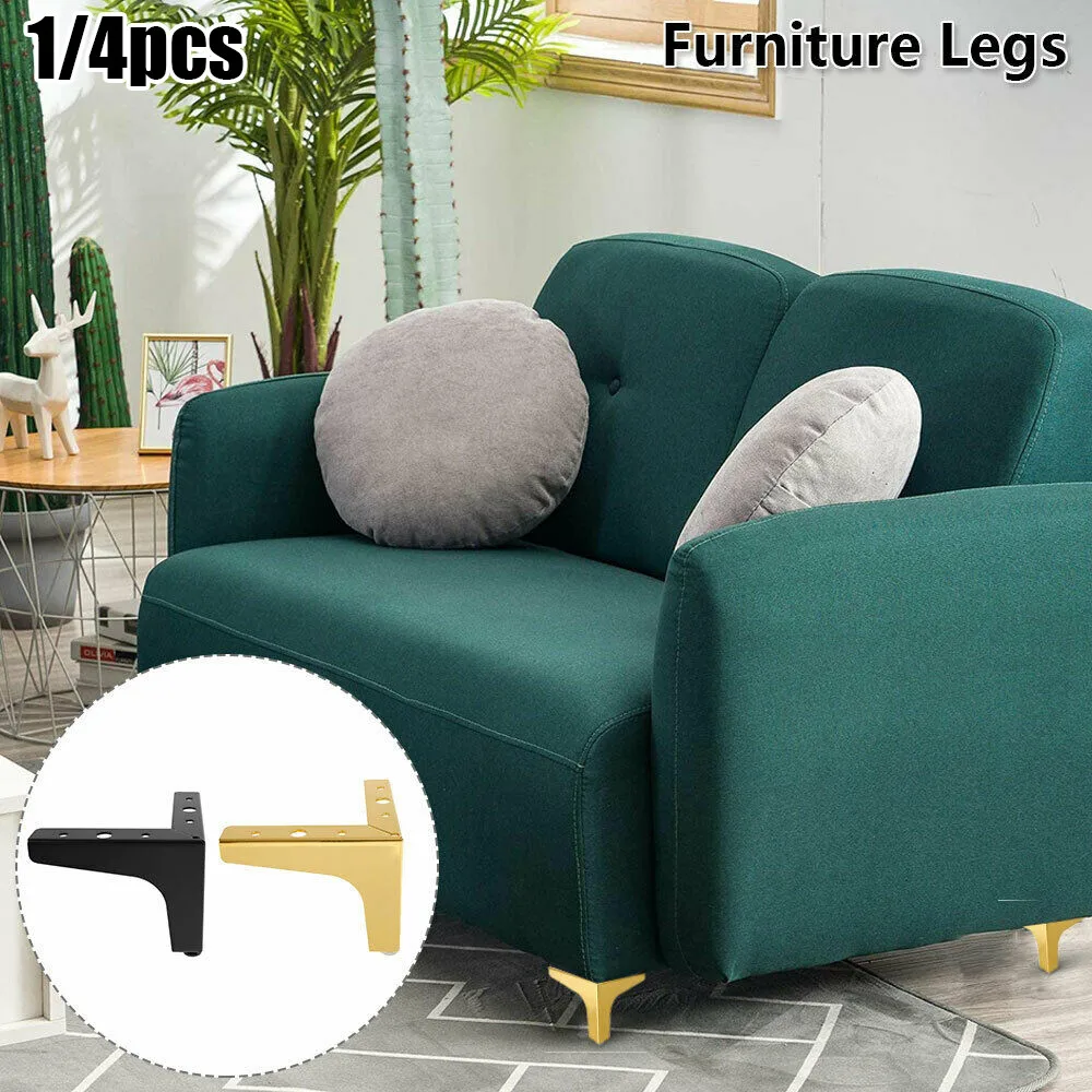 4Inch Height 10cm Furniture Sofa Legs Modern Metal Diamond Triangle Furniture Feet DIY Table Bed Chair Desk Cabinet Legs