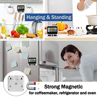 digital screen timer kitchen timer cooking count up countdown household alarm stopwatch accessories clock kitchen sleep clo y7q9