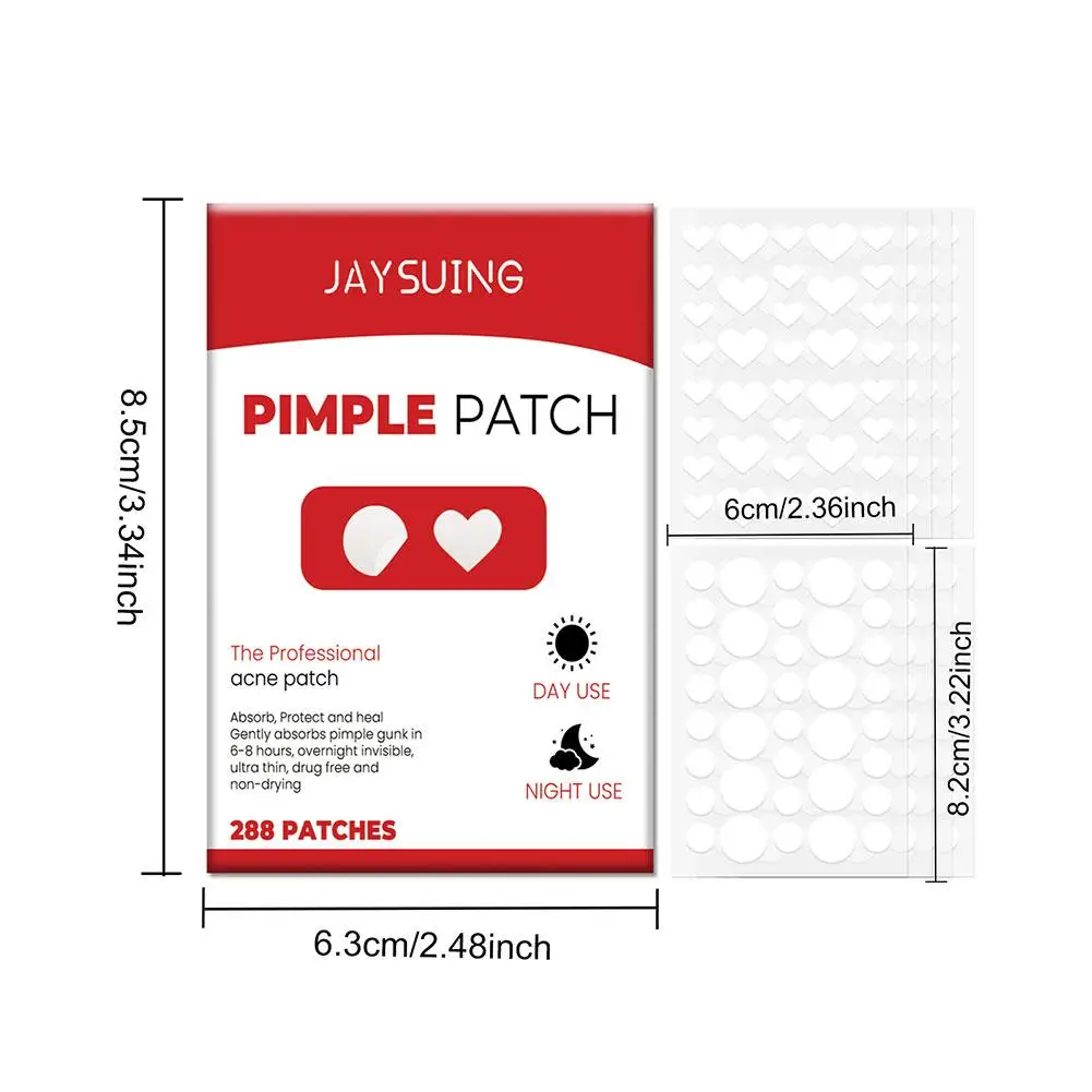360 шт./компл. уход за кожей лица акне прыщи патчи 2 размера невидимые