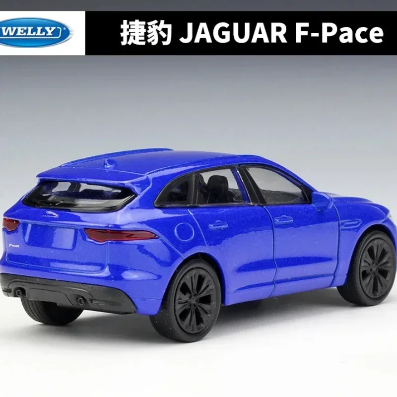 Модель автомобиля WELLY 1:36 JAGUA F-PACE Металлическая машинка с тяговым эффектом литый
