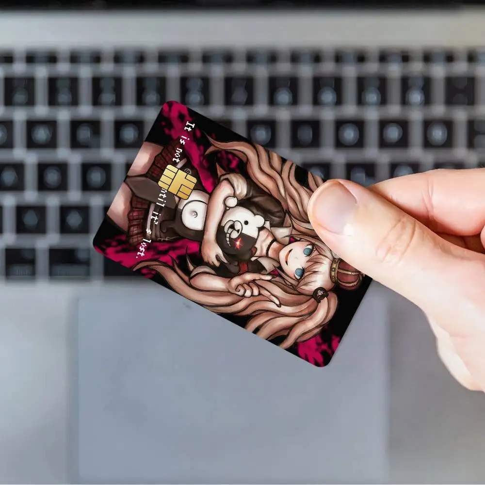 Наклейка на карту с изображением персонажа из игры D-Danganronpa, Эношима Джунко, для банковских, проездных, кредитных и дебетовых карт, водонепроницаемая. (art.: 3920dcdbecfed) - 3920dcdbecfed