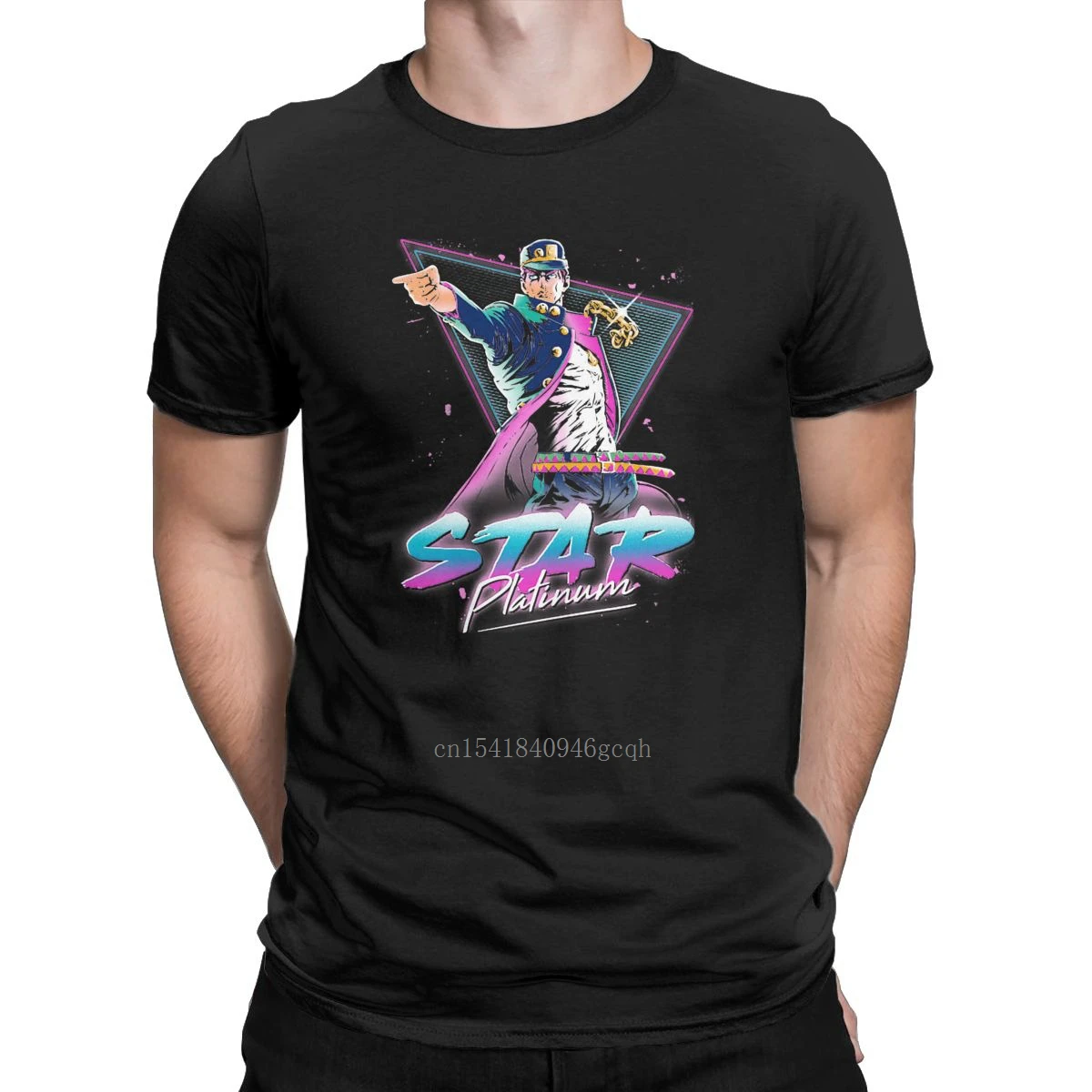 

Men Jojos Bizarre Adventure Vampire T Shirt Anime Manga Japan Cotton Clothes Creative Short Sleeve Tees Original T-Shirts