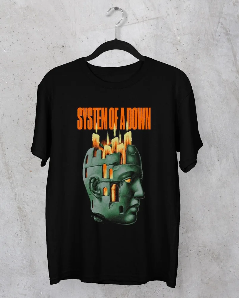 System of a Down Band ГОРЯЧИЙ НОВЫЙ плакат Футболка с коротким рукавом S-5Xl 1F473 Одежда