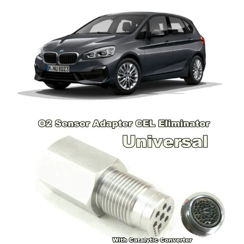 

O2 sensor adapter cel eliminator with catalytic converter For BMW e65 e66 e67 e84 f48 F15 F85 F16 f86 f21 e81 e87 e88 e82 f45