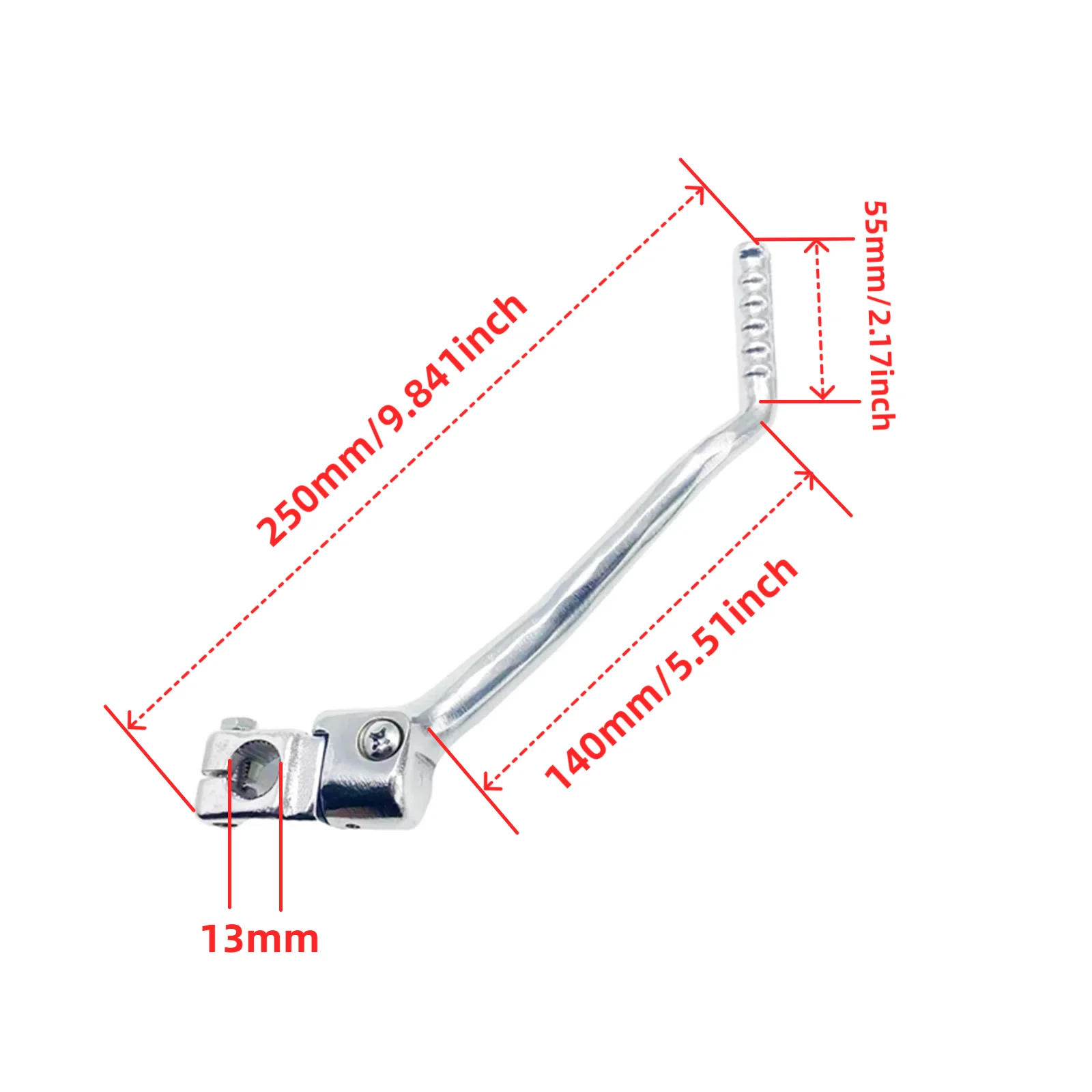 Кованый 13 мм рычаг старта мотоцикла для Scorpa 250F ZongShen140cc 150cc 160cc Apollo150cc 250cc Sherco Kayo ESB