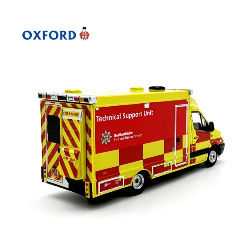 Фото OXFORD литой под давлением масштаб 1:76, модель пожарно-спасательной машины из сплава, готовый продукт, имитация игрушки, подарок, статический дисплей №4