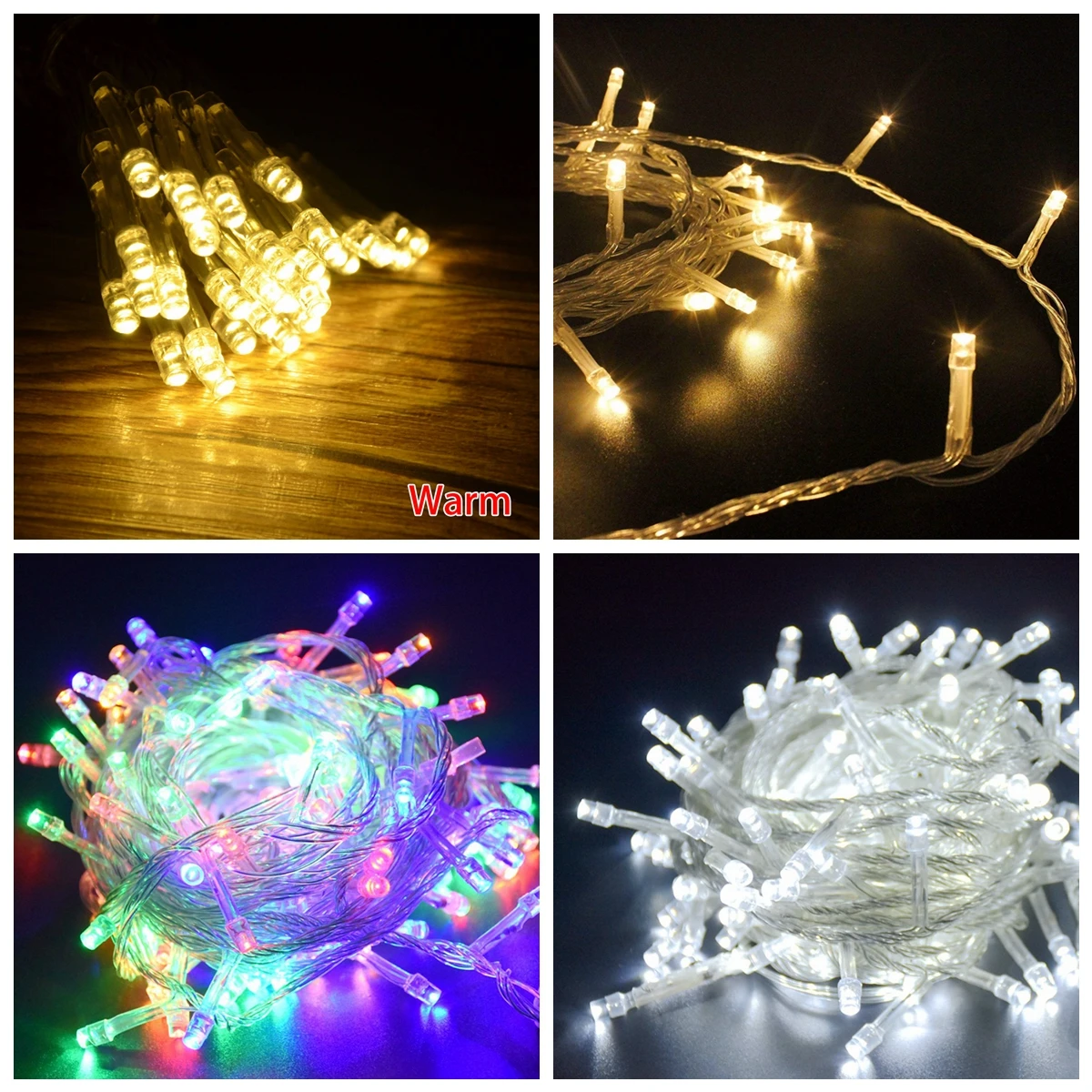 Миниатюрная медная проволока светодиодные гирлянды сказочная лампа