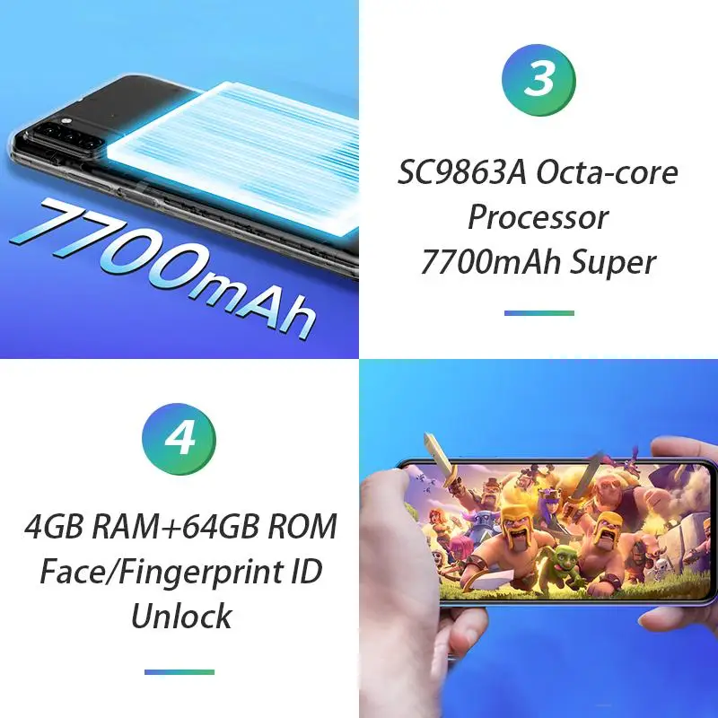 ulefone note 12p smartphone sc9863a octa core processor 6 82 inch hd android 11 os 4gb 64gb 7700mah battery global version free global shipping