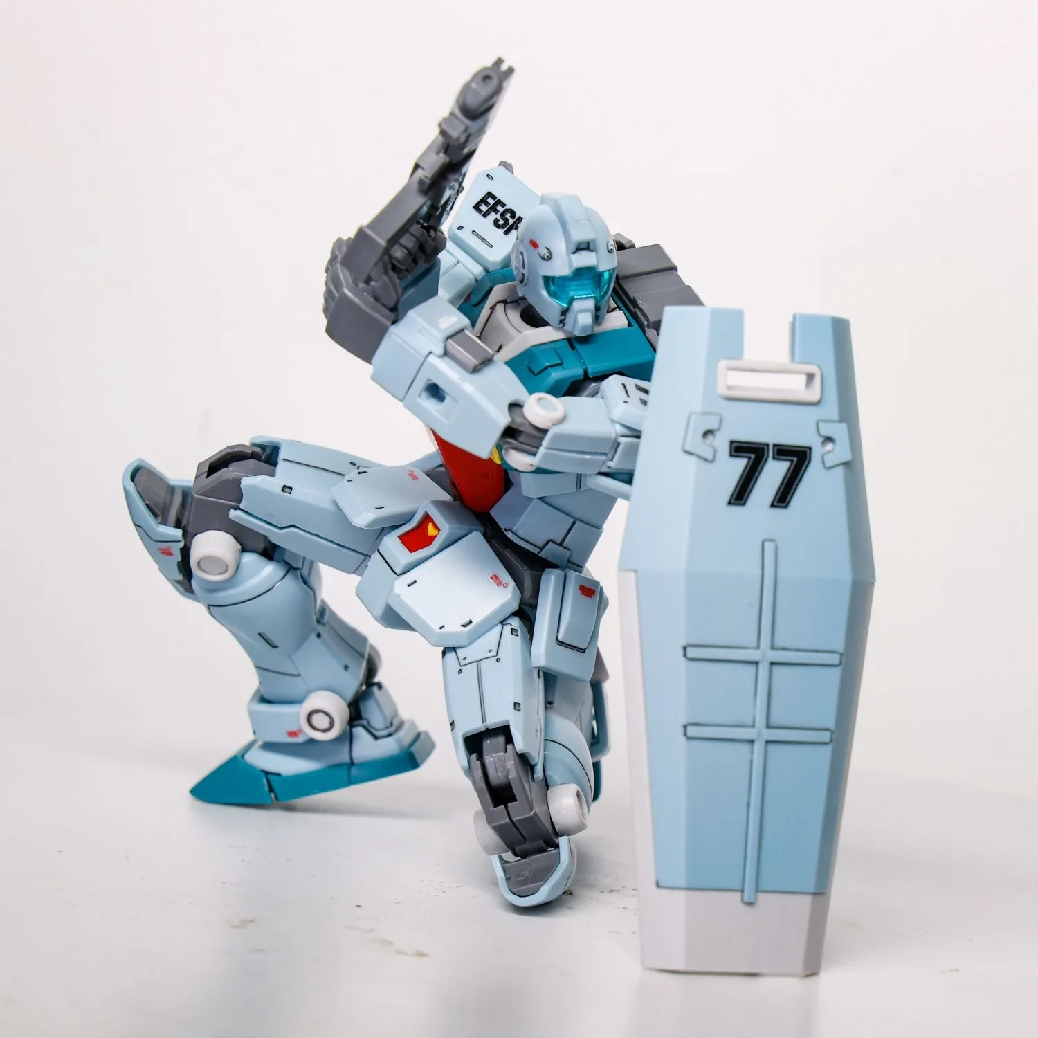 Фото GAOKE HG RGM-79 GM Sleggar Фигурка масштаба 1/144 сборная модель комплект Gto Doan's Island аниме фигурки подарок на день рождения №3