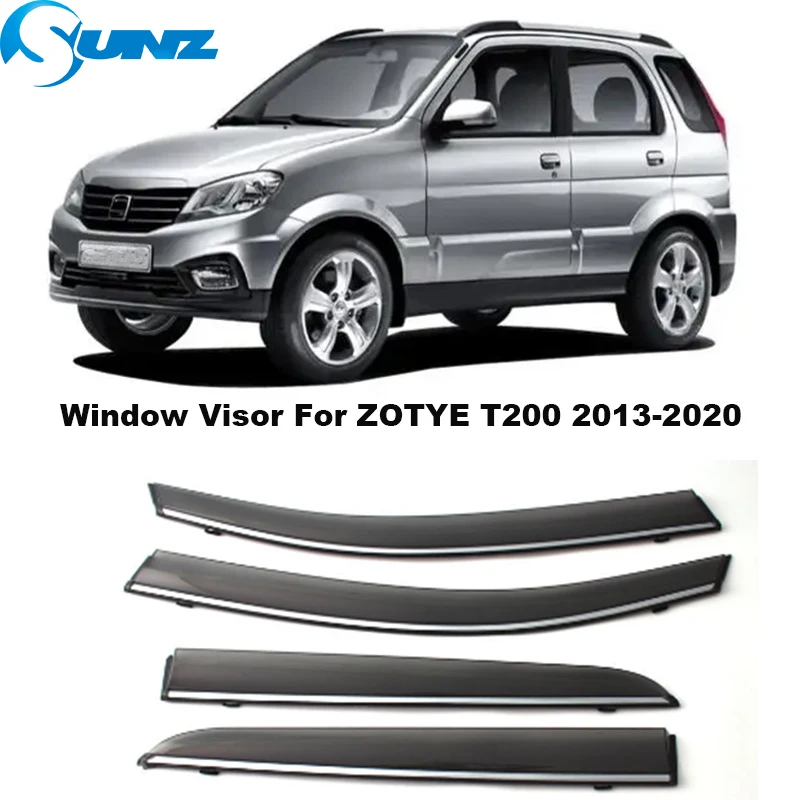 

Side Window Deflector For Zotye T200 2013 2014 2015 2016 2017 2018 2019 2020 Wind Sun Rain Guard Vent Shade Deflector Door Visor