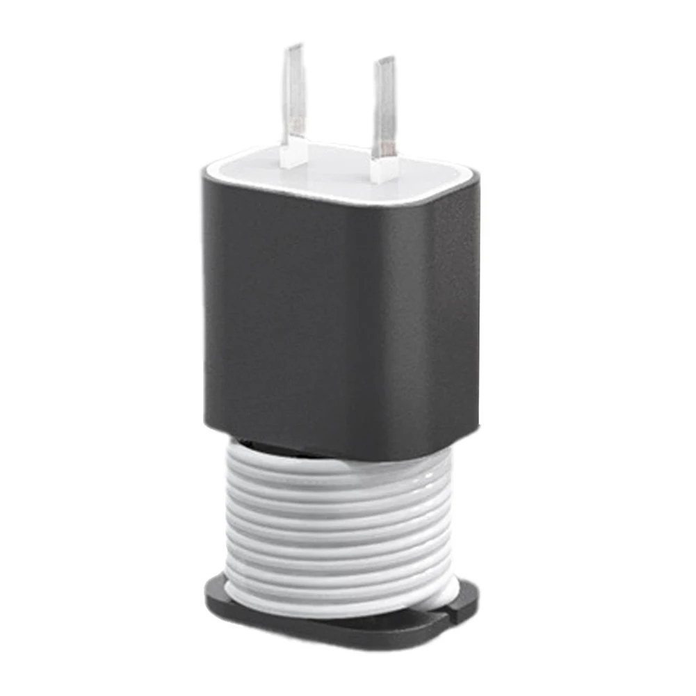 

Защитный чехол для зарядного устройства 14, 13, 12, 18, 20 Вт, силиконовый чехол, протектор USB кабеля, намотка кабеля для передачи данных, черный