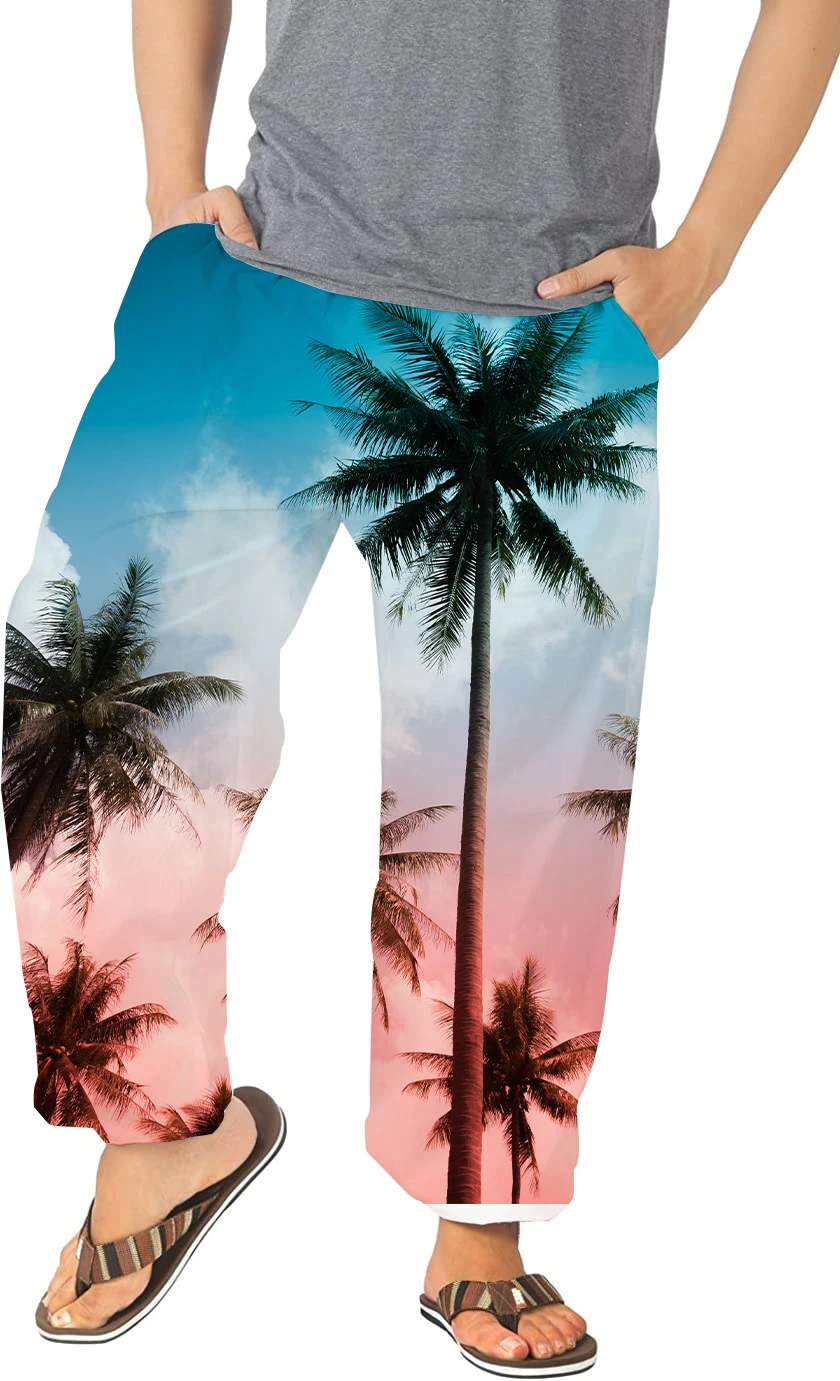 

Men Women Baggy Harem Pants Hip hop Joggers Causal Loose Trousers Aladdin Crotch Wide Leg Beach Pants Pantalones Hombre