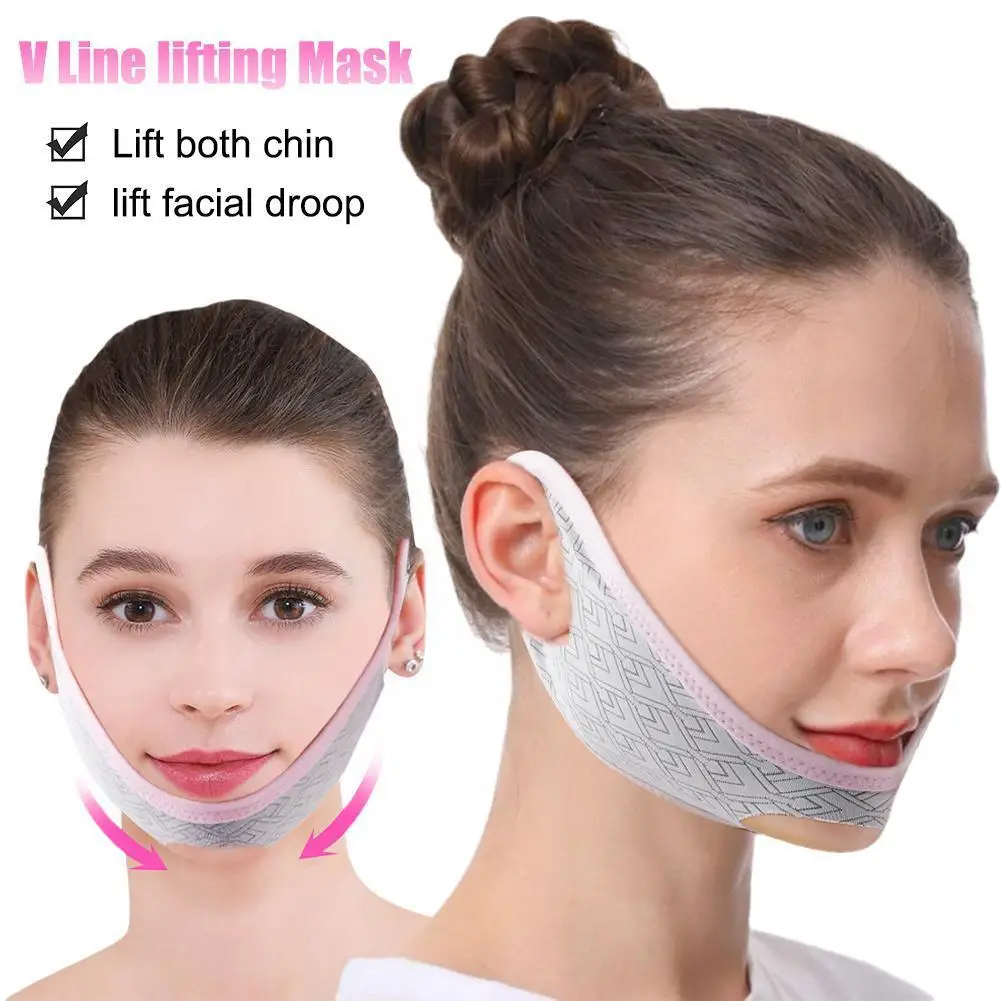 

V Line Shaping Face Masks Face Sculpting Sleep Mask Belt Lifting Face Facial Slimming Strap D6A9