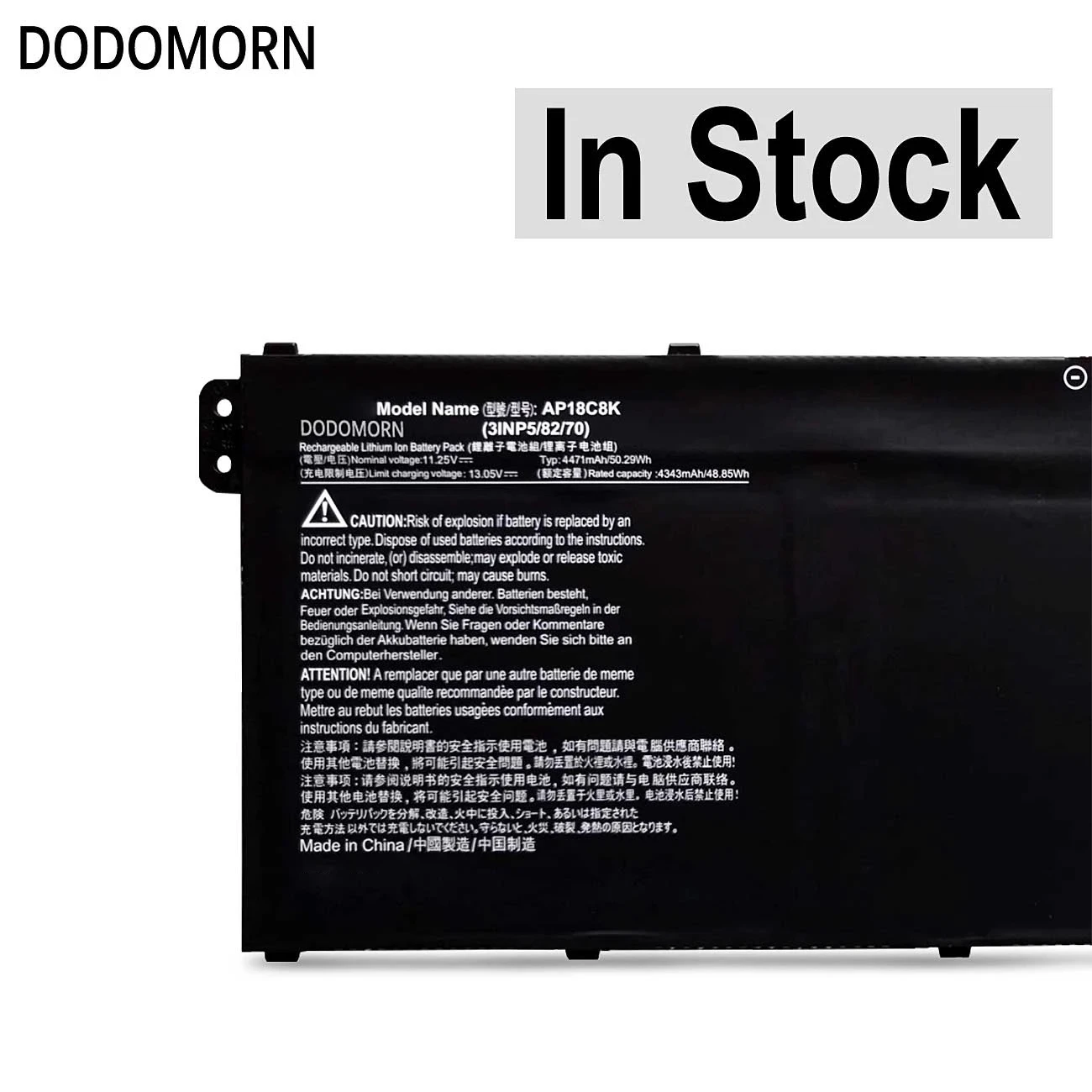 Новый аккумулятор для ноутбука AP18C8K Acer Aspire 5 A514-52-58U3 Swift 3 SF314-42-R27B/R4XJ SF314-57/57G/58/58G/58XS/523B