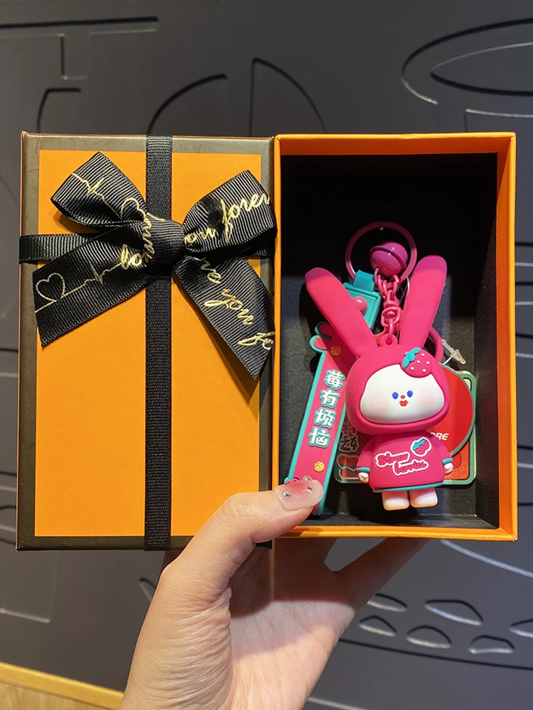 Интернет-брелок знаменитостей с фруктами и эластичными ушками кролика женский