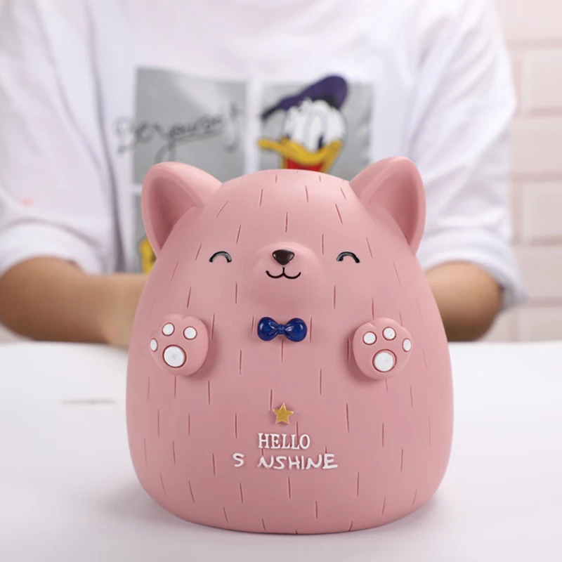 

Modern Kids Money Box Coin Holder Saving Storage Money Box Mini Girls Cute Planner Plastic Spaarpot Home Accessories WSW45XP