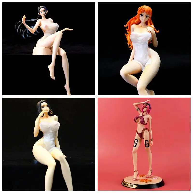 

Аниме One Piece Sexy Girls Nami Robin Boa Hancock Reiju Yukata Ver. ПВХ экшн-фигурка Коллекционная модель снять игрушки куклы Подарки