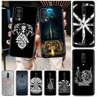 slavic viking symbol kolovrat for oneplus 9 9r nord ce 2 n10 n100 8t 7t 6t 5t 8 7 6 pro plus 5g silicone phone case cover