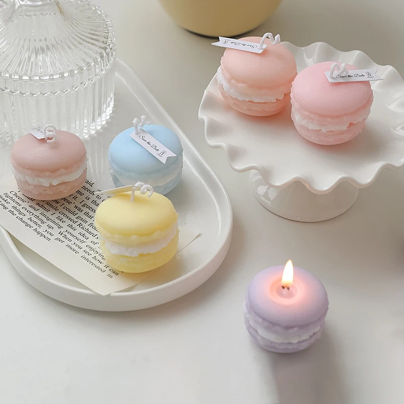 Ароматические свечи макарон домашний декор имитация еды украшение для спальни