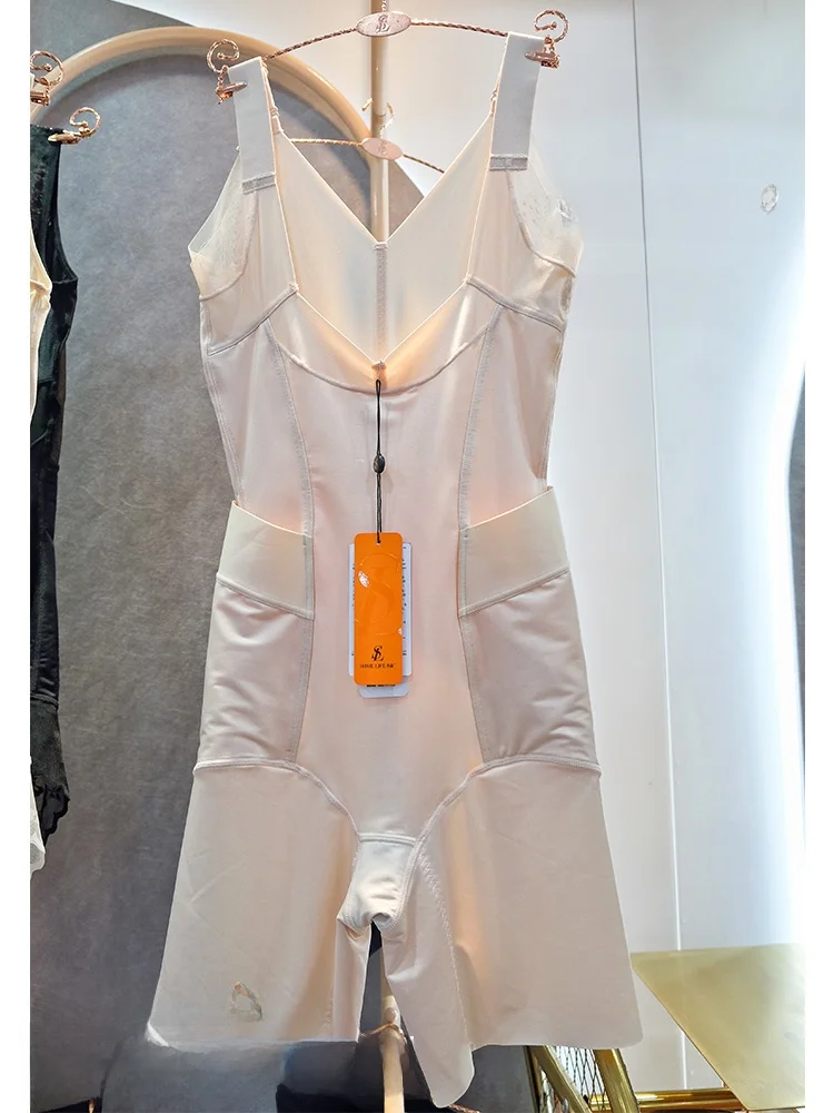 Xianglai новинка 2252 тонкий комбинезон с пуш-ап на шнурке боксерский подтяжкой талии