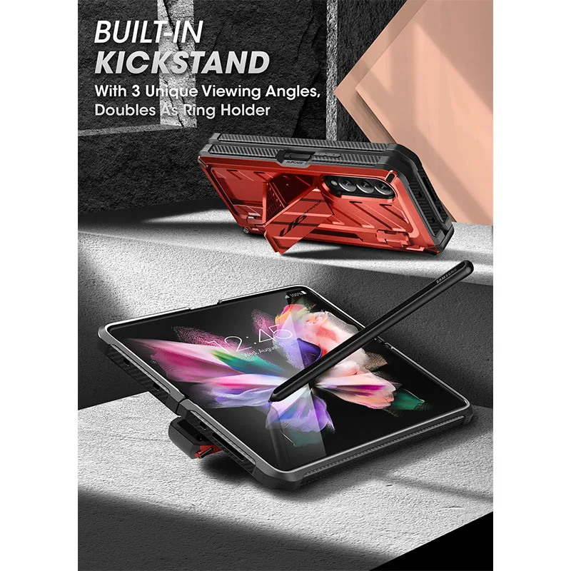 SUPCASE для Samsung Galaxy Z Fold 3 чехол телефона (2021) UB Pro полноразмерный двухслойный прочный