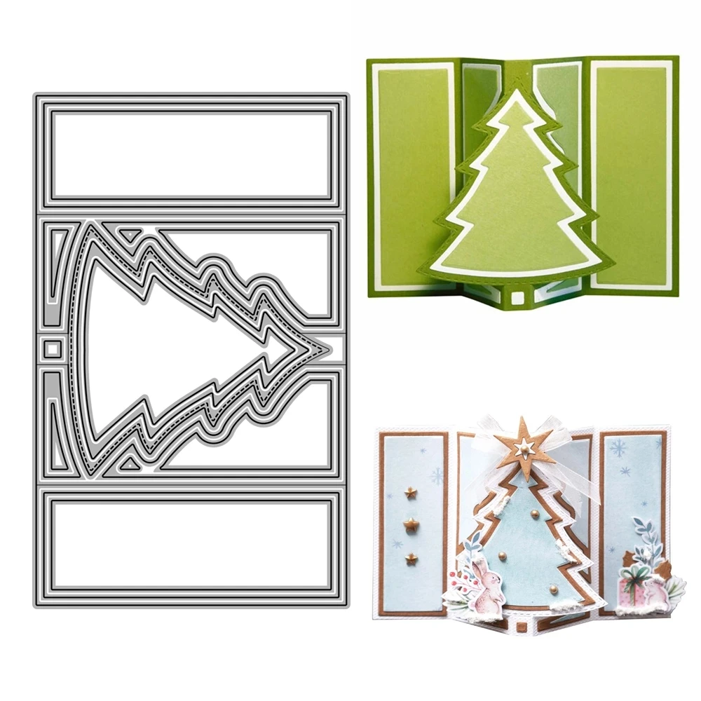 

Metal Cutting Dies Tree Folding 3 for DIY Scrapbooking Album Decorative Crafts Embossing Paper Cards Making