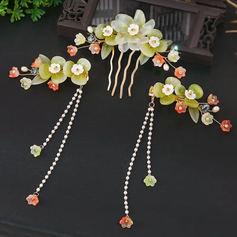 

3PCS/Set Hair Accessories for Women Vintage Hanfu Hairpin Hair Clips