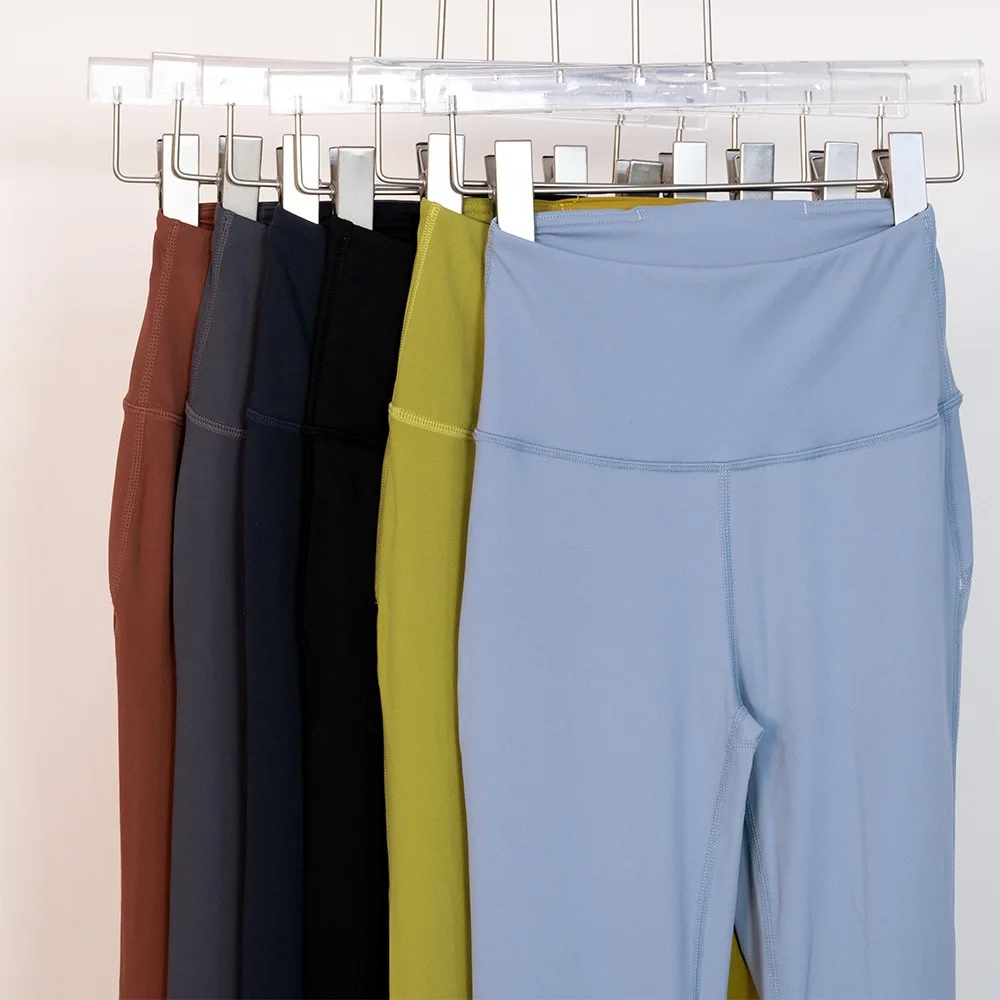 Lulu-Women's summer flared pants with tight fit, tight fit, high waist, slimming exercise, yoga, and floor mops