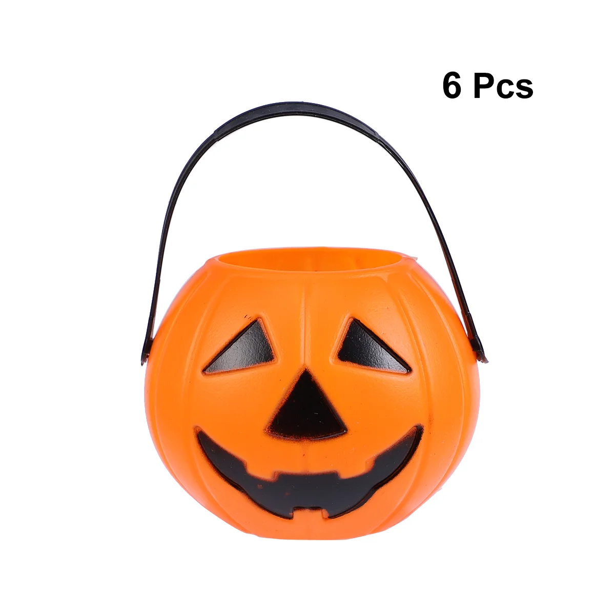 

Pumpkin Bucketcandy Trick Or Treat Buckets Pailminiholder Basket Pumpkins Kids Bags Baskets Large Bulk Treating Colorful Small