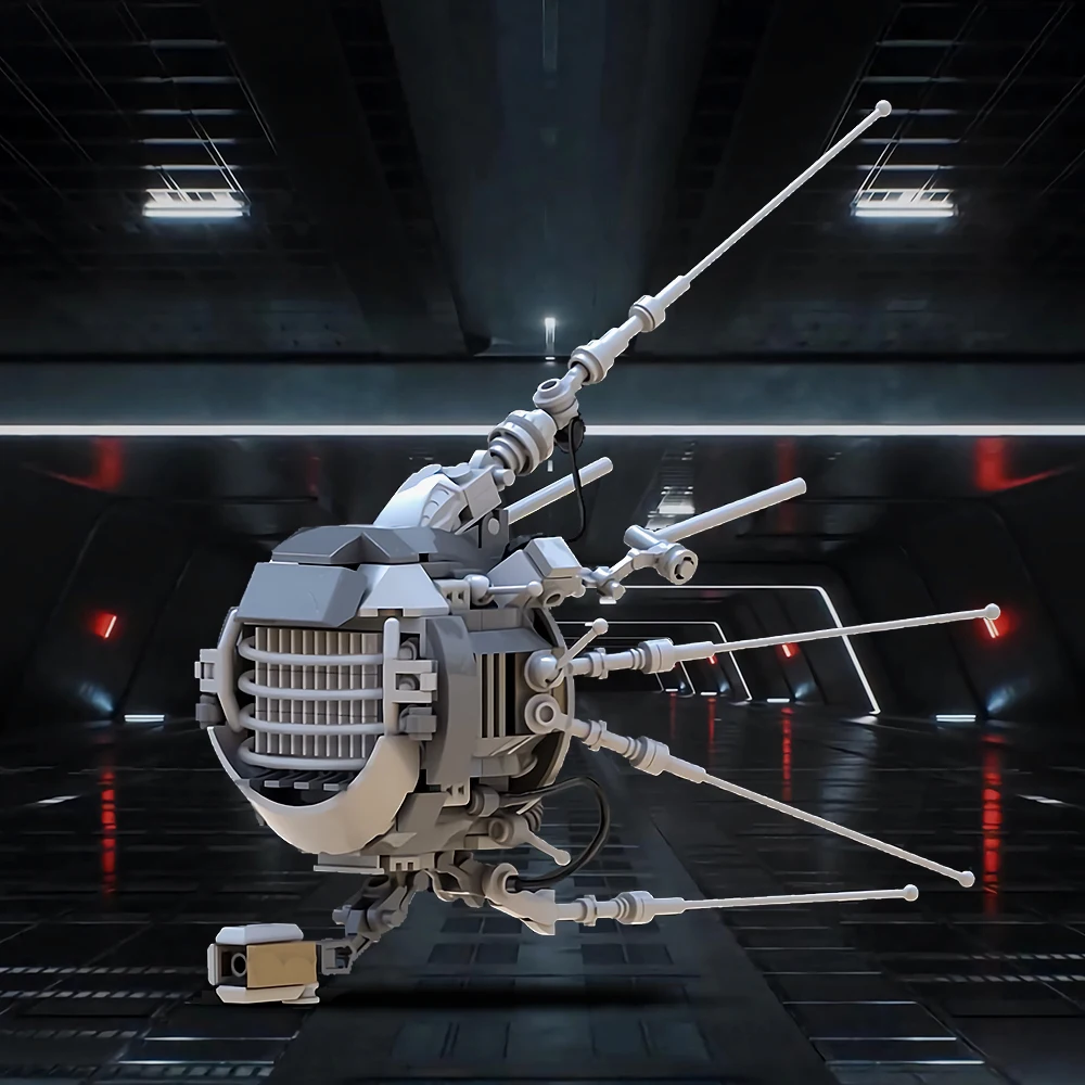 Мерцающая модель робота с глазным яблоком строительные блоки серии Mecha