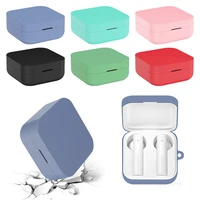 2 in 1 soft silicone case for xiaomi air 2 se protective earphone cover sleeve for xiaomi mi true wireless headphone basic