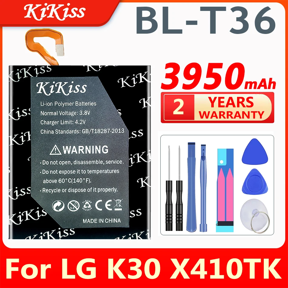 

3950mAh BL-T36 battery For LG K30 X410TK Mobile Phone Replacement Battery BL T36 BLT36 Long Standby Time Batteries + Gift Tools