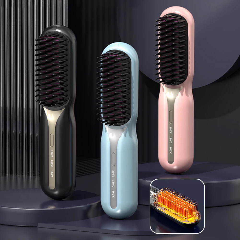 Выпрямитель для волос 2 в 1 Электрический утюжок с регулируемой температурой