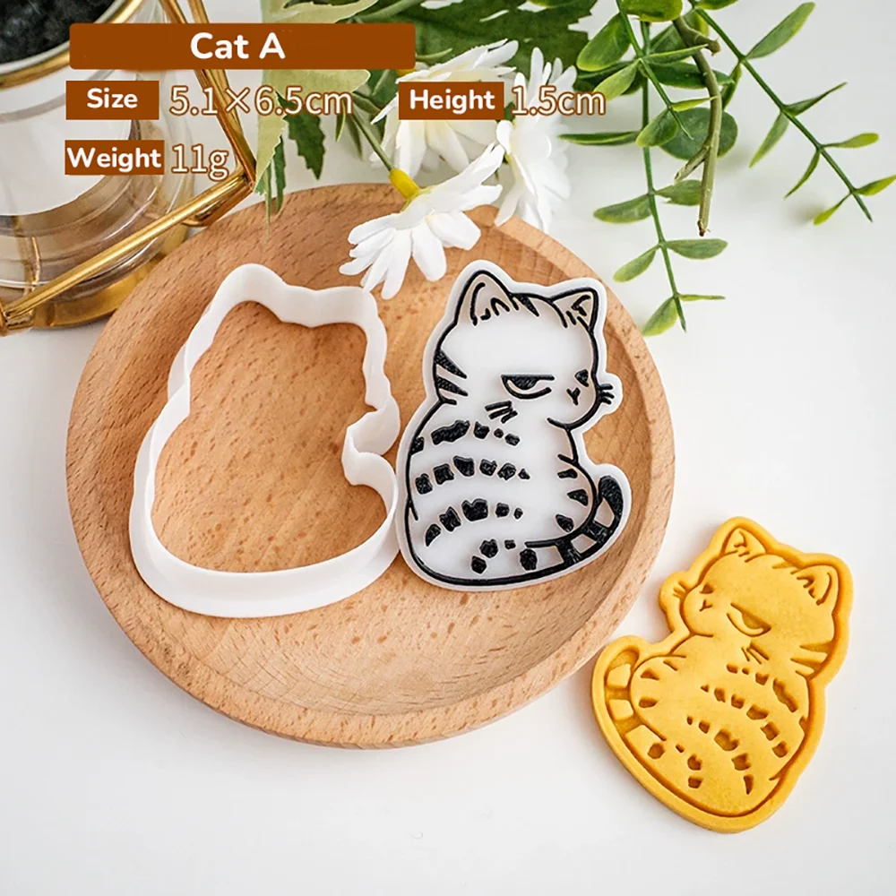 

Формочки для печенья с котом PLA