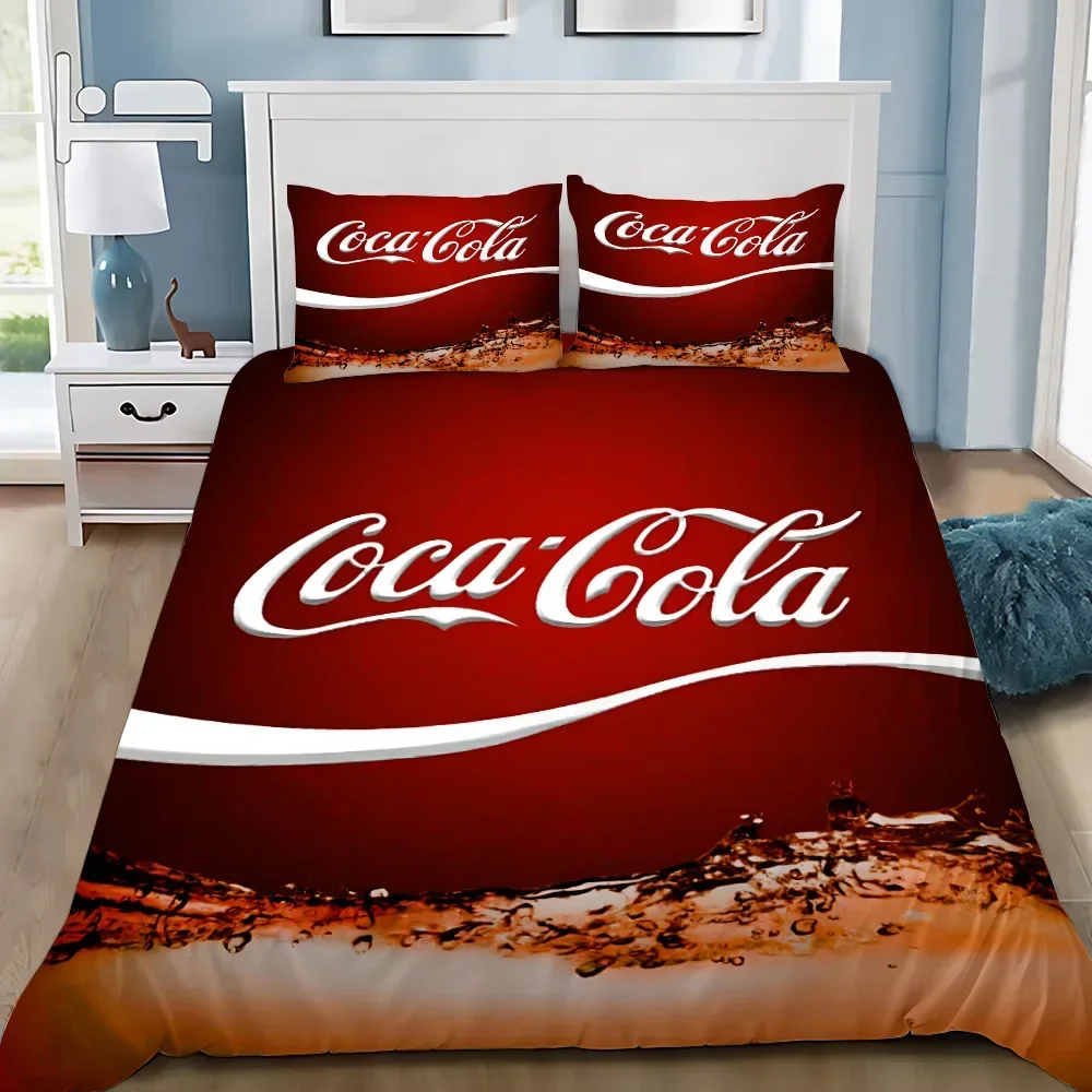 Модный пододеяльник наволочка комплект постельного белья C-Cocas-Colas для взрослых