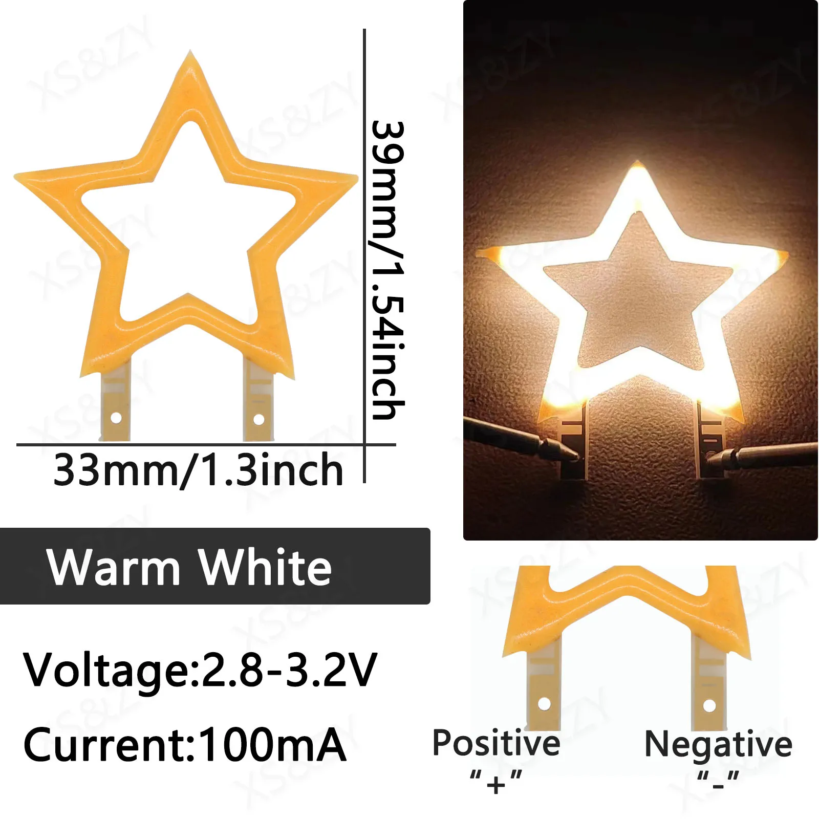 

Edison светодиодная звезда-свеча warm and happy