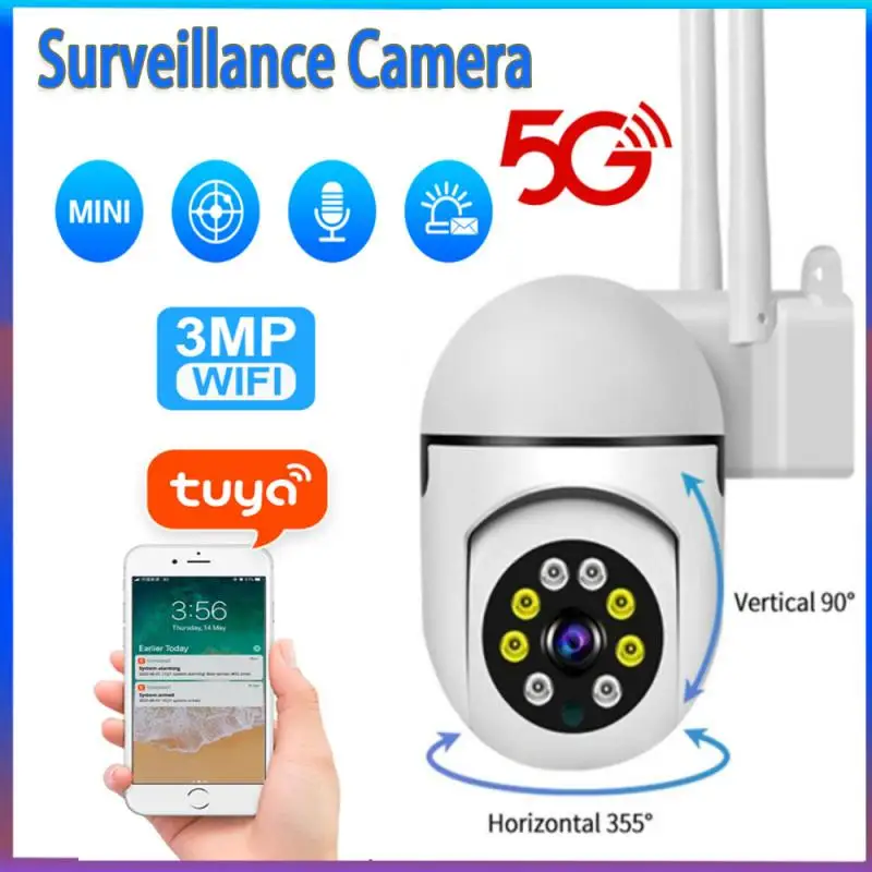 

3MP Wireless IP Camera Outdoor Security 2.4+5G Dual Frequency Wifi Camera 2MP HD Auto Tracking Video Surveillance CCTV Camera