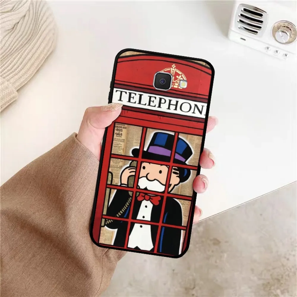 Trend Cartoon Dollar Alec Monopoly Phone Case For Samsung J 7 Plus 7core J7 Neo J6 Prime J4 Mobile Cover