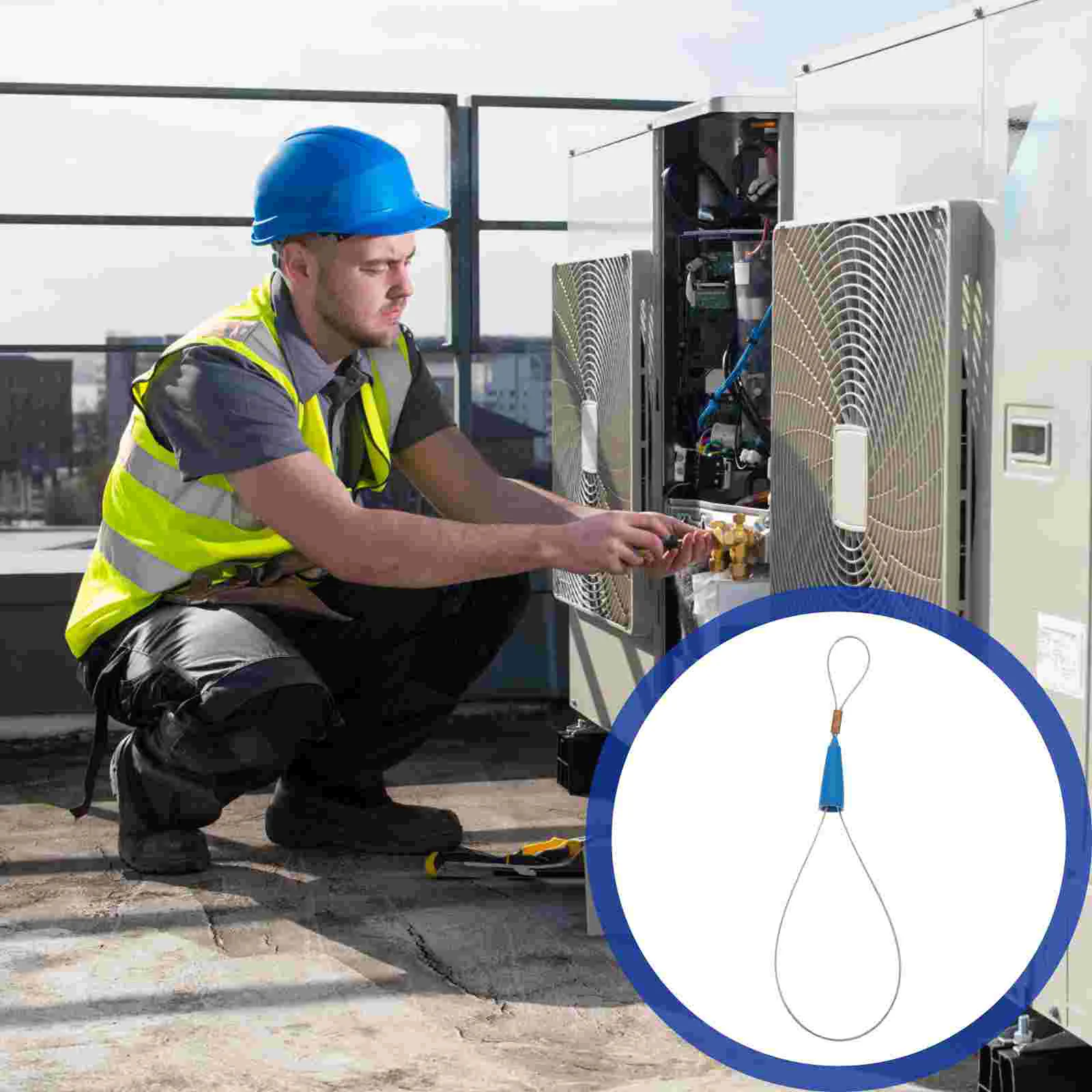 

5pcs Durable Professional Wire Harness Fish Tape Fastener Tools for Electrical Fish Tape