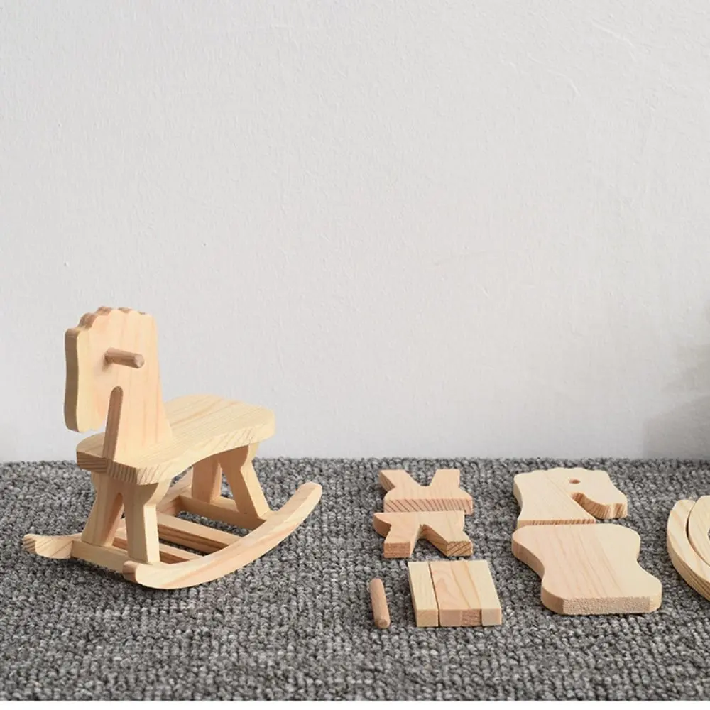 Новые деревянные DIY мини-ремесло цвета дерева кукольные домики ферма модели