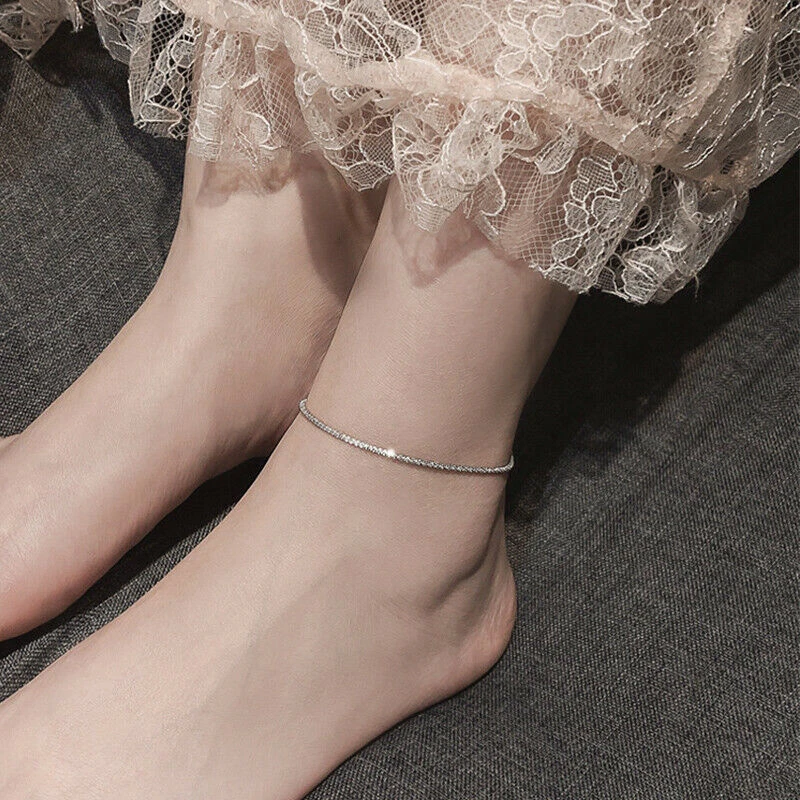 

Summer Vintage Silver Anklet Jewelry for Women 2022