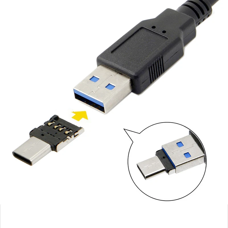 Адаптер OTG Micro USB Type C внешний разъем для 2 0 Женский Разъем передачи данных Macbook Samsung